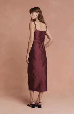 LOVAAN CAMILLA DRESS PLUM 8/10 for rent on The Volte - image 3