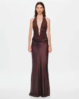 Misha THE 'CELINE' SATIN DRESS for rent on The Volte - image 7