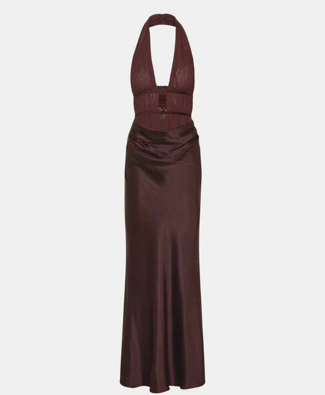 Misha THE 'CELINE' SATIN DRESS for rent on The Volte - main image