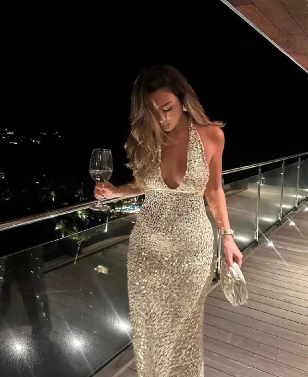 Monday Swimwear Catania Gown Size 10 for rent on The Volte - main image