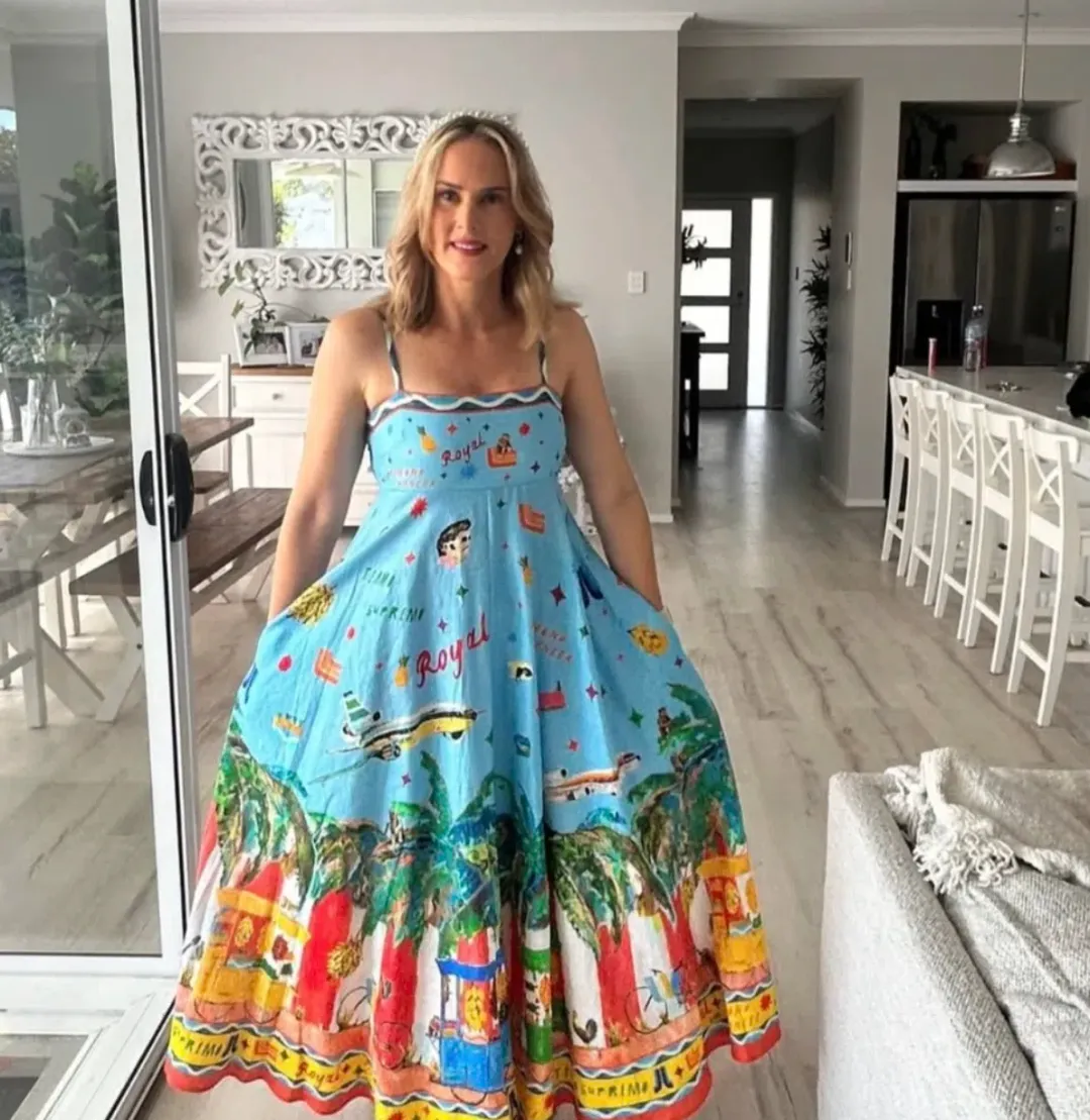 Alemais All Aboard Sundress Size 8 for rent on The Volte - main image