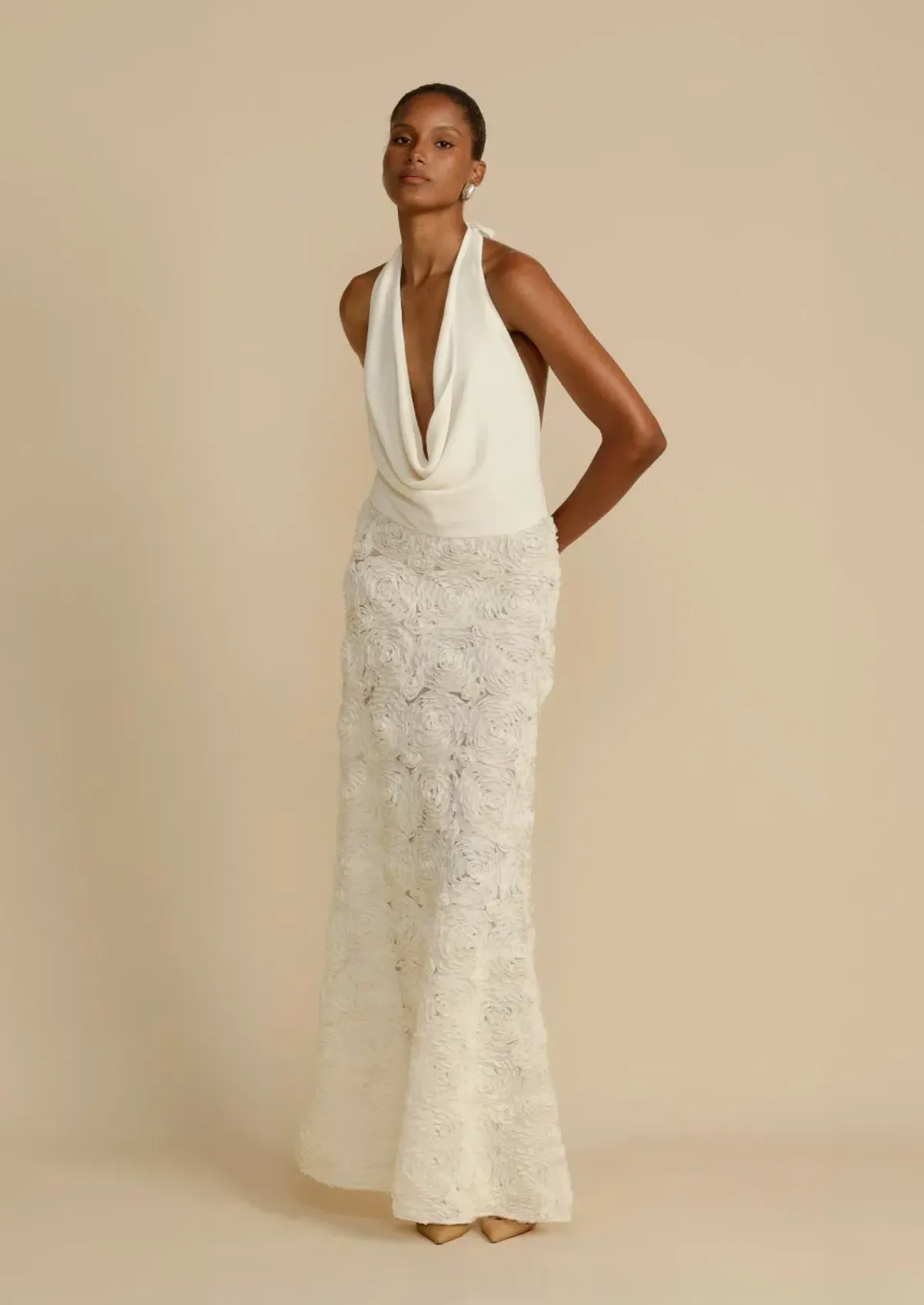 ARCINA ORI ADRIANA DRESS IVORY size M for rent on The Volte - main image