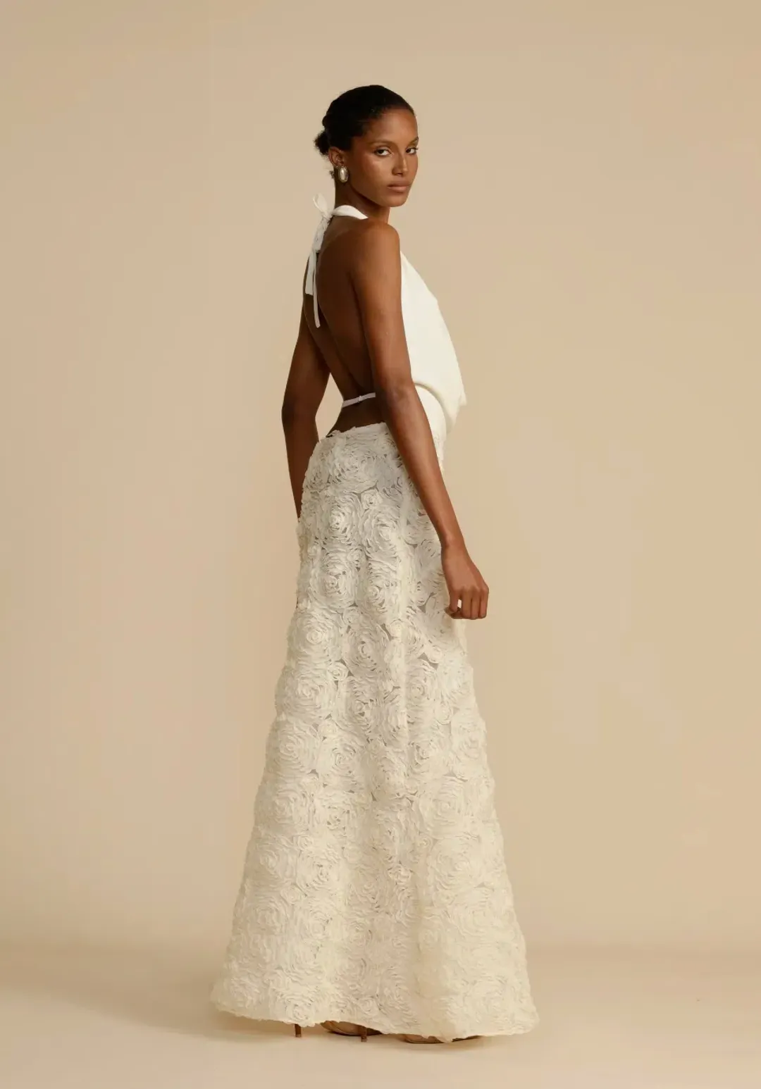 ARCINA ORI ADRIANA DRESS IVORY size M for rent on The Volte - main image