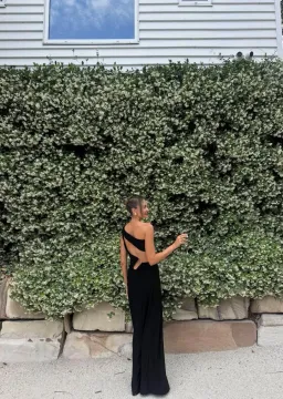 MISHA Collection Demi Dry Cut Out Solstice Hardware Maxi Dress in Black Size M / 10 AU for rent on The Volte - image 3