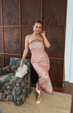 Alemais - La Sirena Exclusive - Laurence Midi Dress sizes 8 for rent on The Volte - image 4