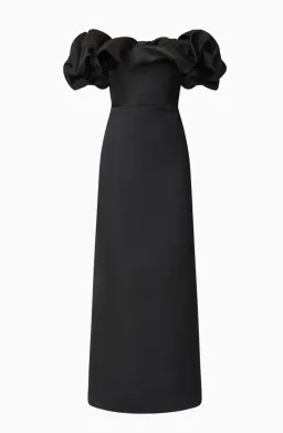 Elliatt Sharon Off The Shoulder Midi Dress in Black XL / AU 14 for rent on The Volte - image 5