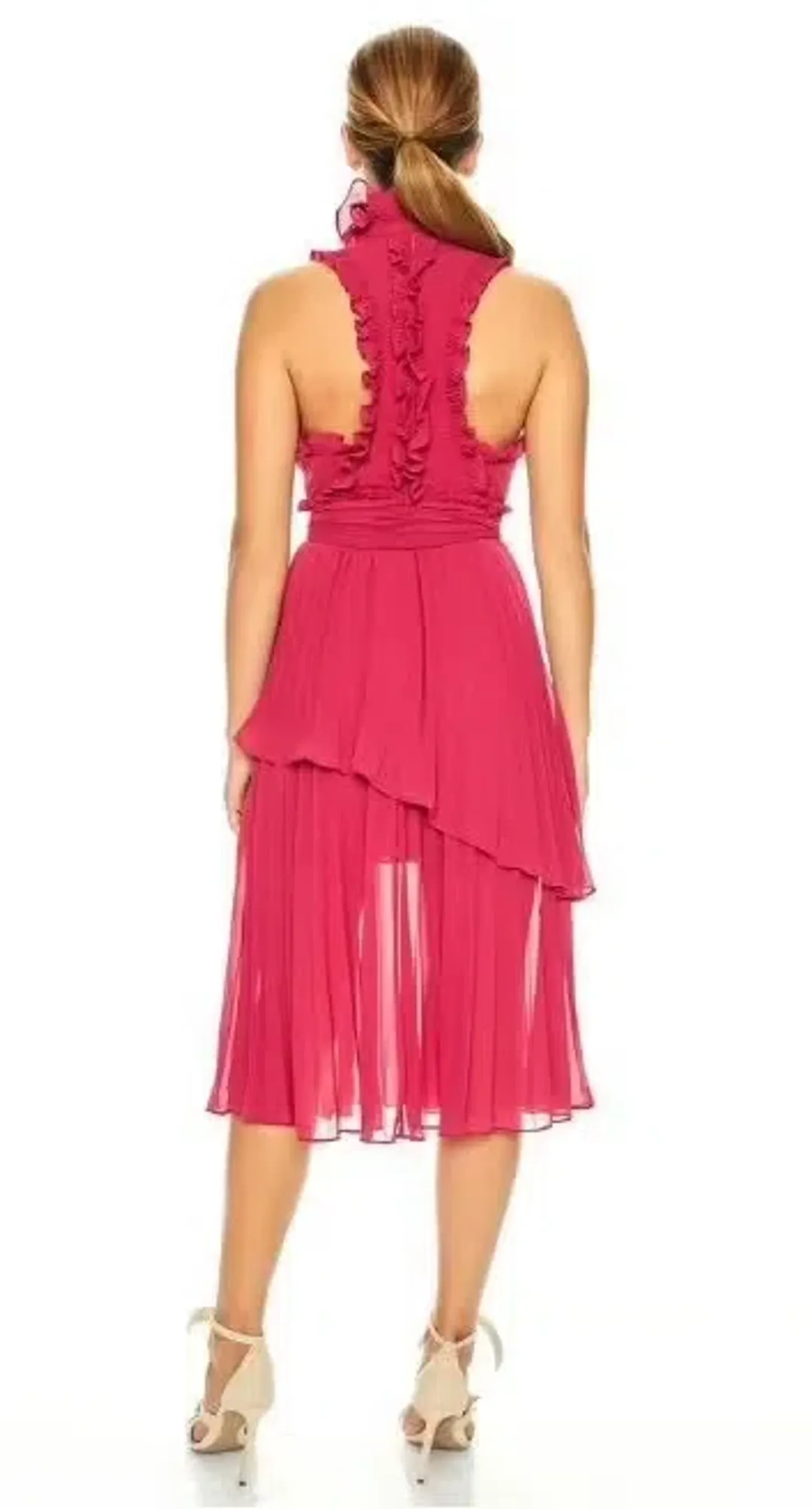 Talulah  Jodi Dress - Fuschia for rent on The Volte - main image