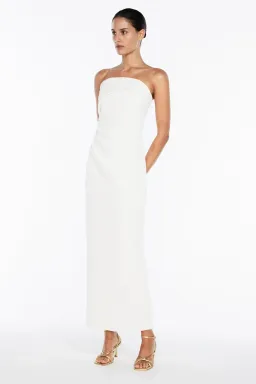 Manning Cartell Fast Forward Strapless Midi Dress in White Size AU8 for rent on The Volte - image 2