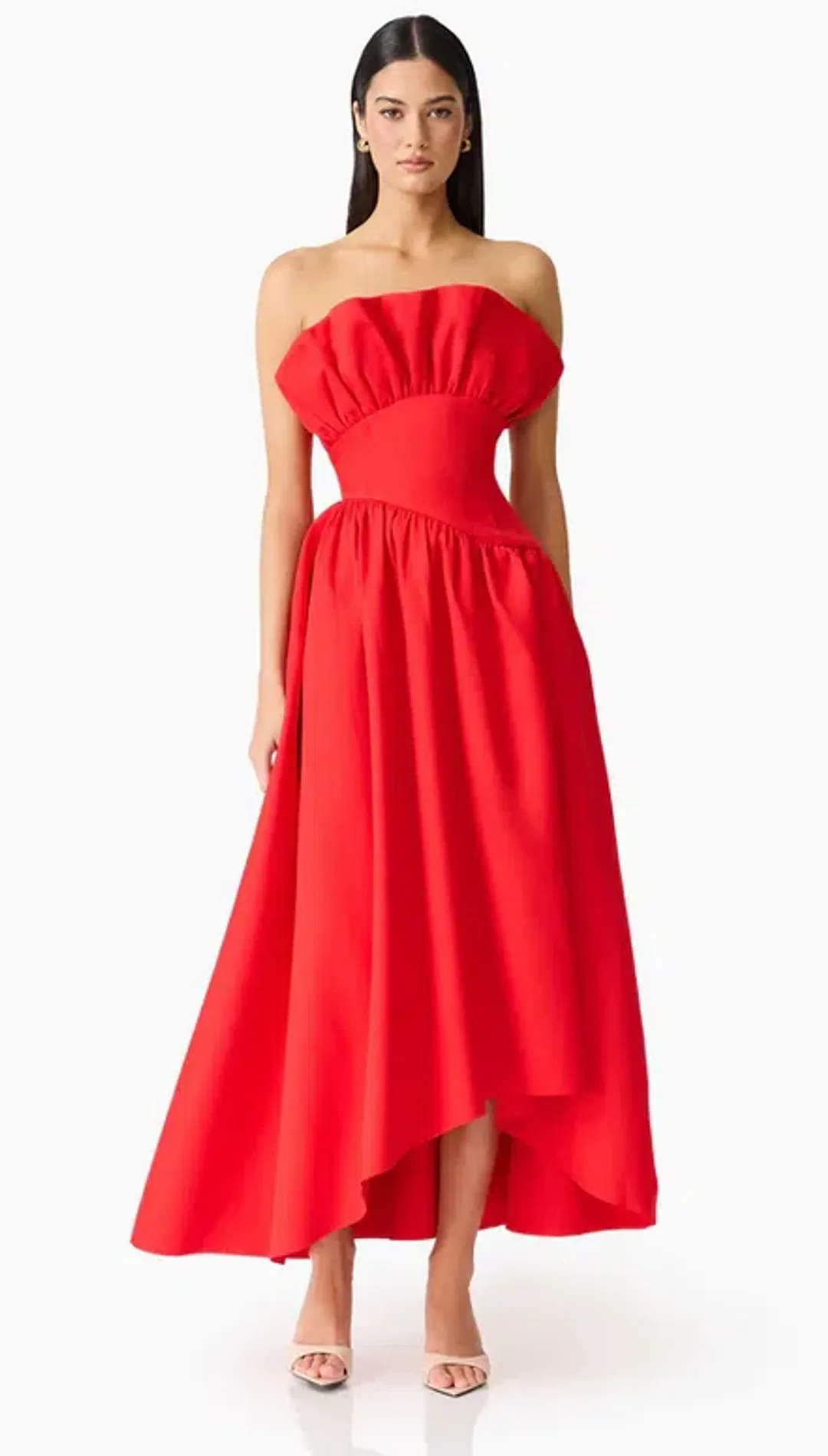 Elliatt Laurel Sleeveless Maxi Dress In Red size S (AU8) for rent on The Volte - main image