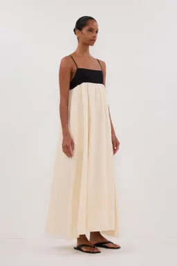 Dissh Elena Buttermilk Maxi dress for rent on The Volte - image 2