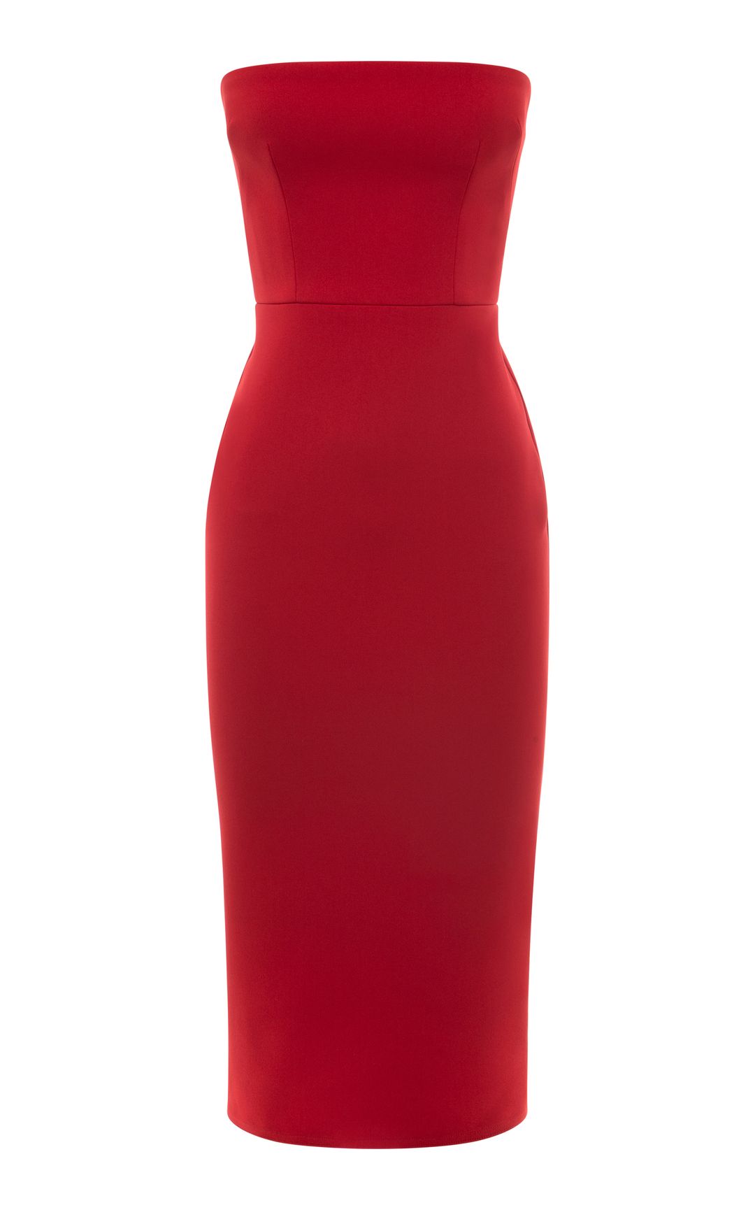 Alex Perry Myra Strapless Column Dress Red Size 8 for rent on The Volte - main image