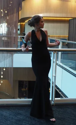 The Private Collection Gown Black Size AU 4 for rent on The Volte - image 1