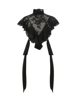 Zimmermann Hypnotic Lace Bodice in Black for rent on The Volte - image 1