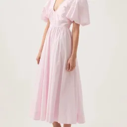 Aje Esmerie Midi Dress Pink 16 for rent on The Volte - image 4