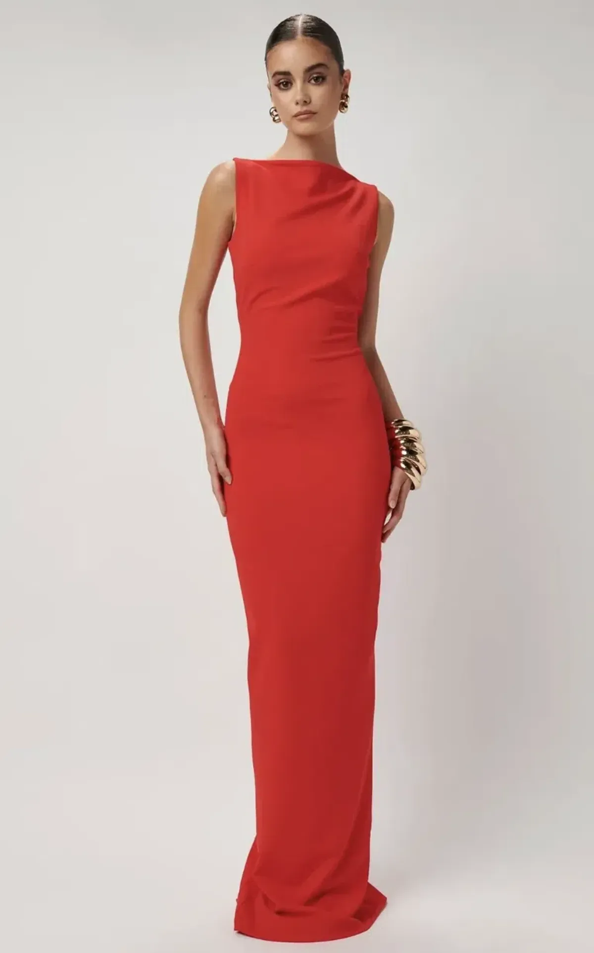 Effie Katz Verona Gown Cherry Red - 12 for rent on The Volte - main image