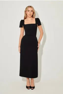 THE ULTIMATE MUSE SQUARE NECK SLIP DRESS for rent on The Volte - image 1