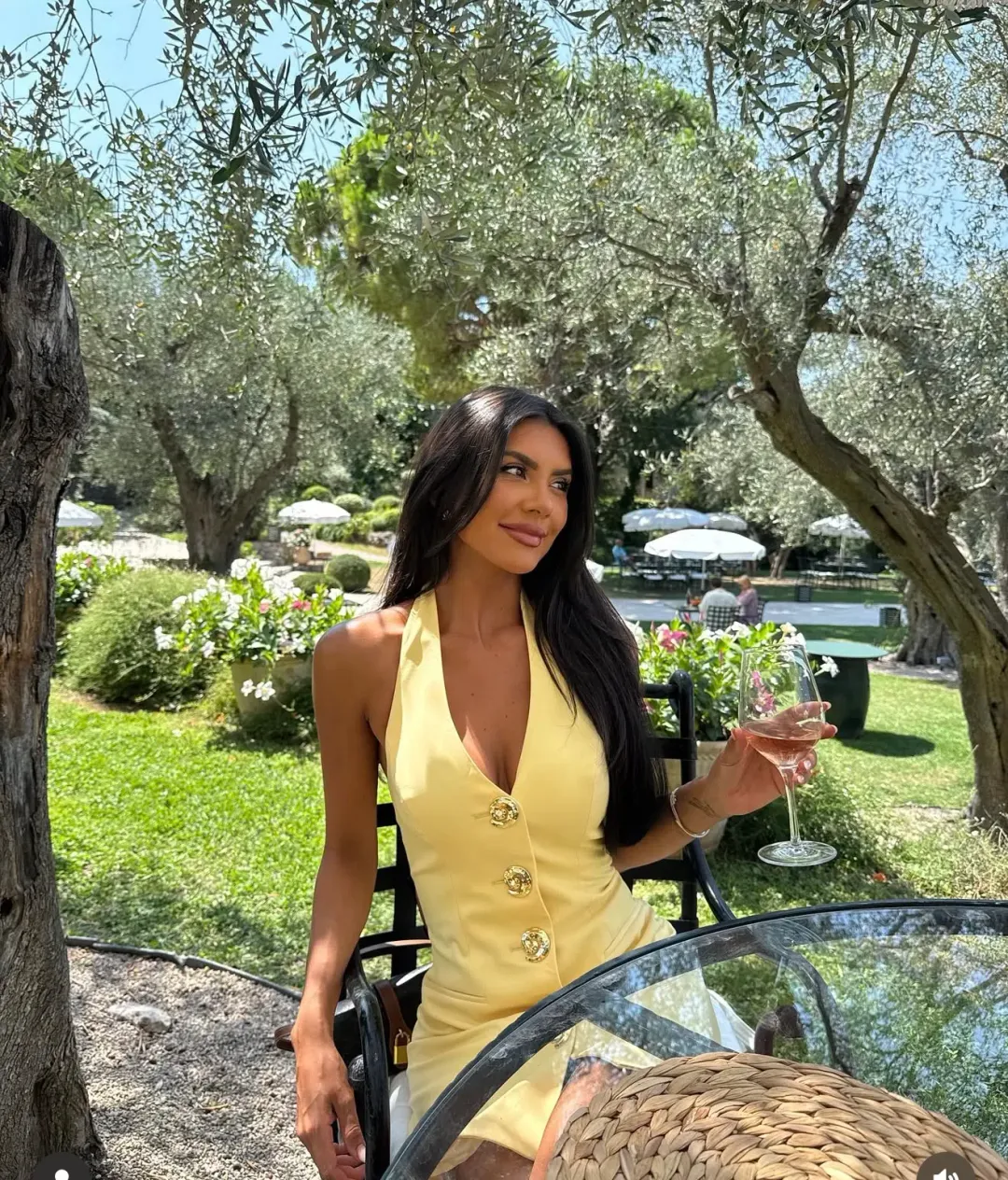 The Wolf Gang Irida Vest Dress / Butter / Size 14 for rent on The Volte - main image