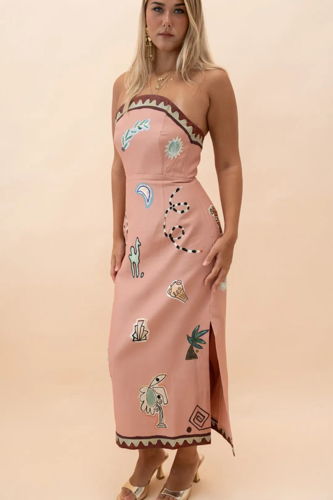 Alemais La. Sirena Exclusive- Laurence Midi Dress- 14 for rent on The Volte - main image