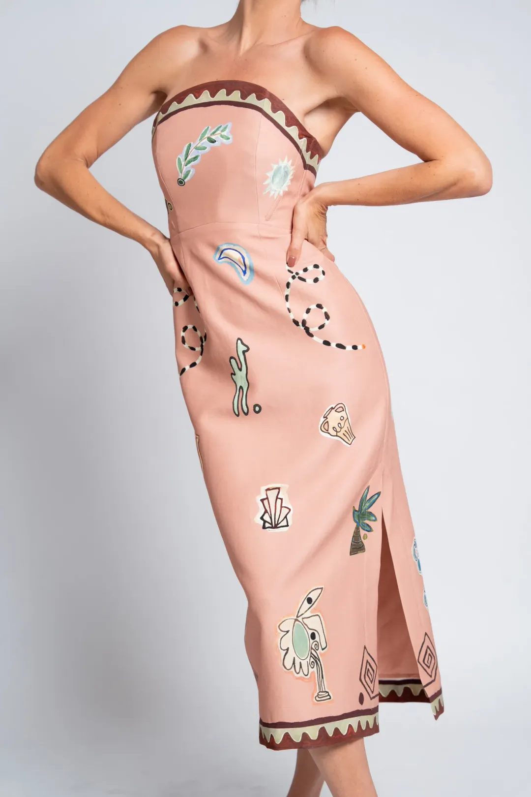 Alemais La. Sirena Exclusive- Laurence Midi Dress- 14 for rent on The Volte - main image