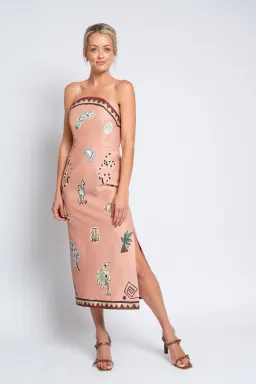 Alemais La. Sirena Exclusive- Laurence Midi Dress- 14 for rent on The Volte - image 2