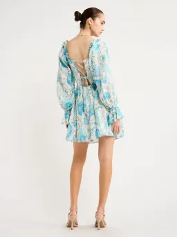 Kate Ford Nemea Tie Back Dress In Multi Size L/3 for rent on The Volte - image 5