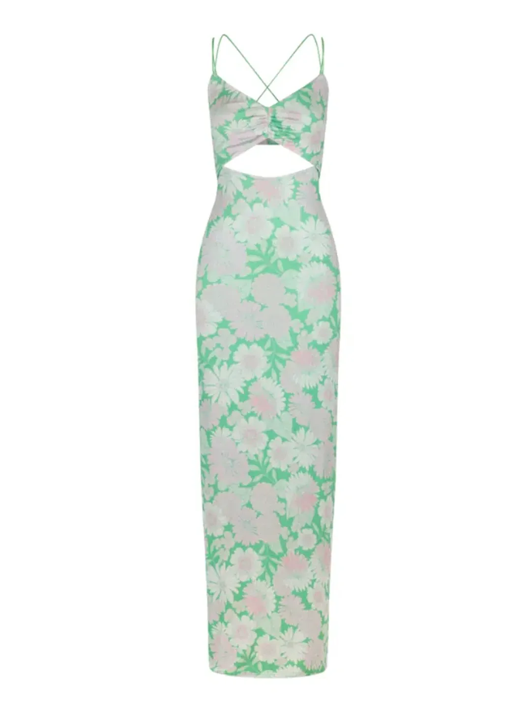 Hansen And Gretel Fantasy Maxi Dress In Flowerbomb Size Large for rent on The Volte - main image