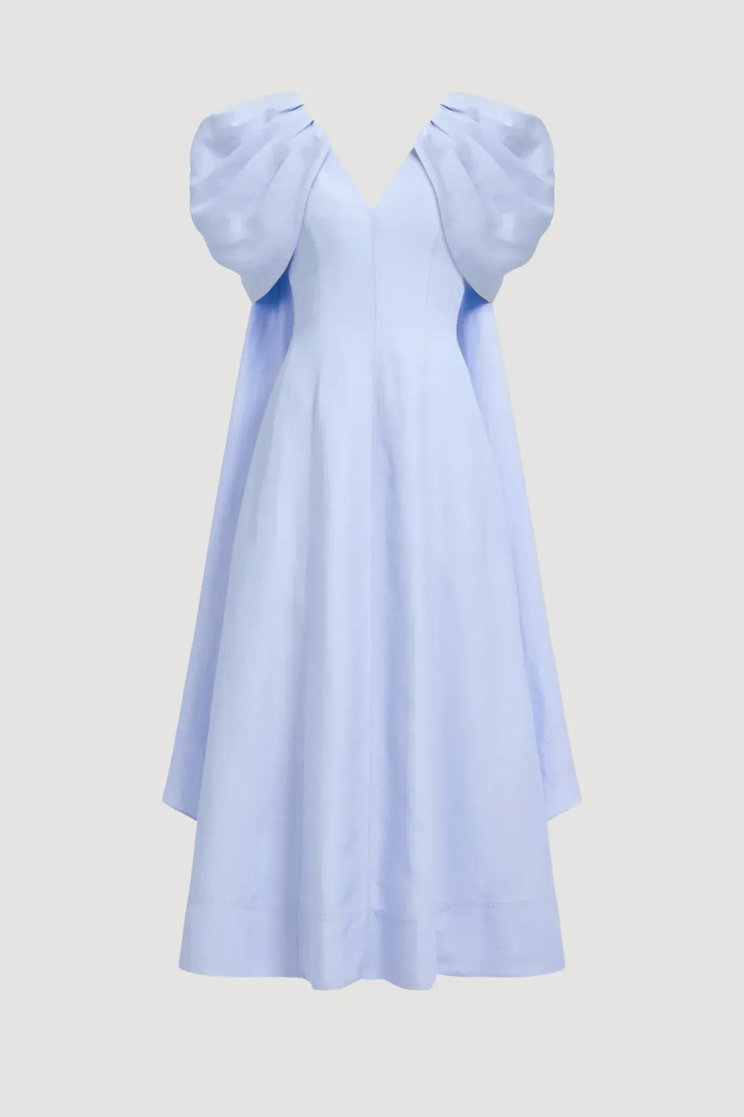 Aje Bisou Midi Dress in Pale Blue - Size 8  for rent on The Volte - main image