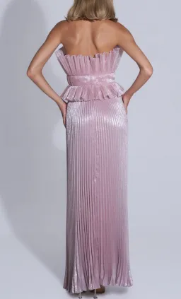 Lideé Masquerade Gown in Dusty Shimmer - Size 8 for rent on The Volte - image 3