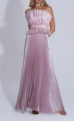 Lideé Masquerade Gown in Dusty Shimmer - Size 8 for rent on The Volte - image 2