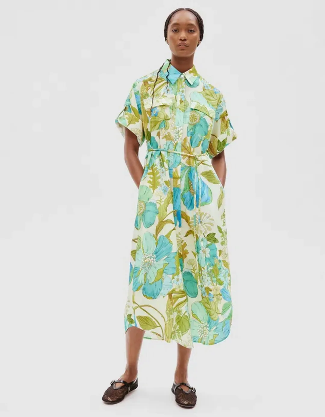 Janis Shirt Dress for rent on The Volte - main image