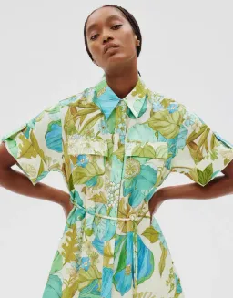 Janis Shirt Dress for rent on The Volte - image 5