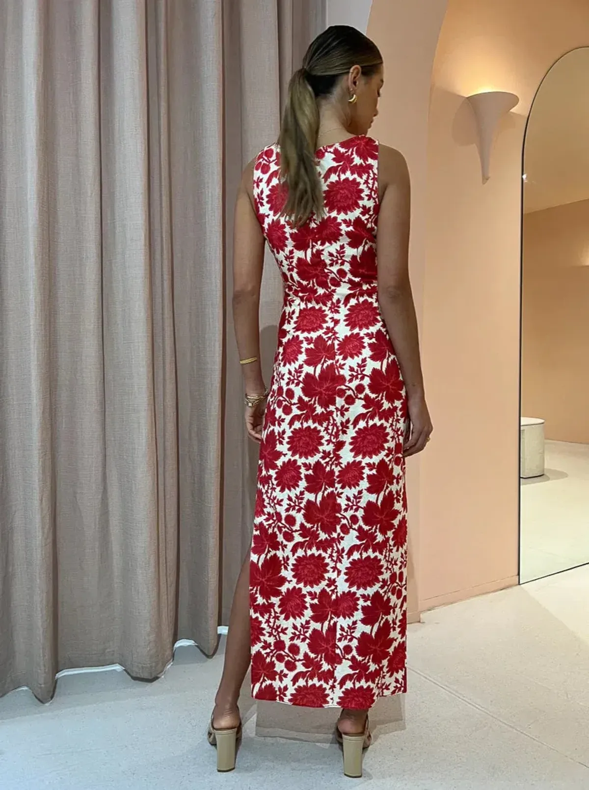 Sir the Label Cinta Midi Dress for rent on The Volte - main image