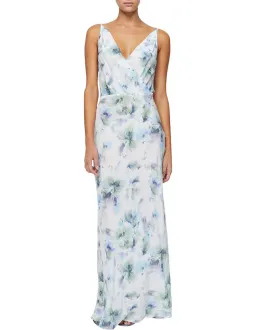 BEC & BRIDGE CORRINE V MAXI DRESS IN WATERCOLOUR FLORAL Size 8 for rent on The Volte - image 3