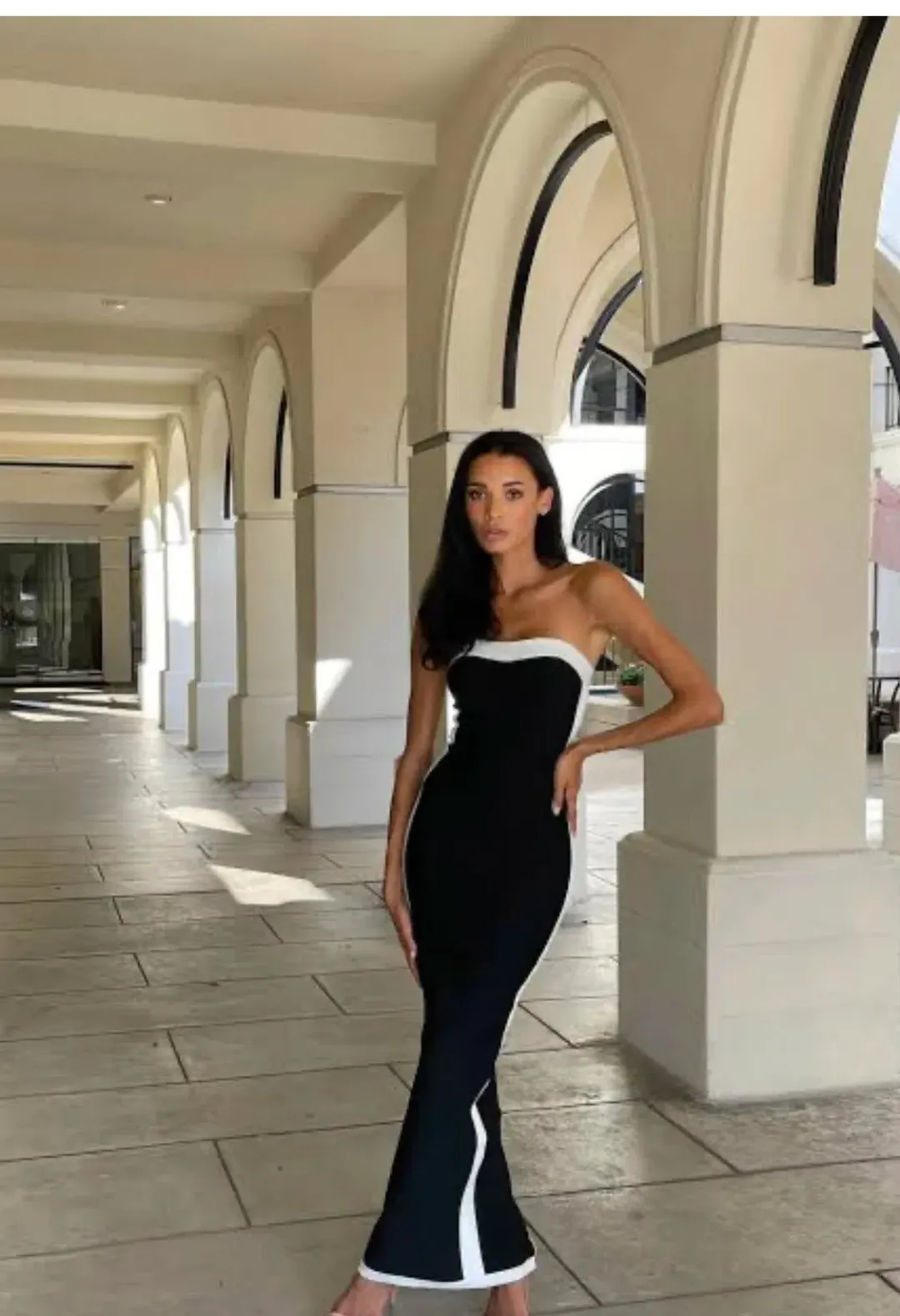 Bianca & Bridgett Ashley Midi Dress for rent on The Volte - main image