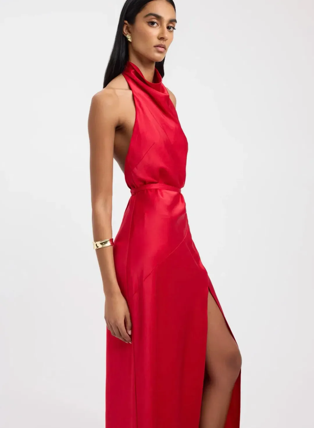 Kookai Palermo halter maxi dress for rent on The Volte - main image