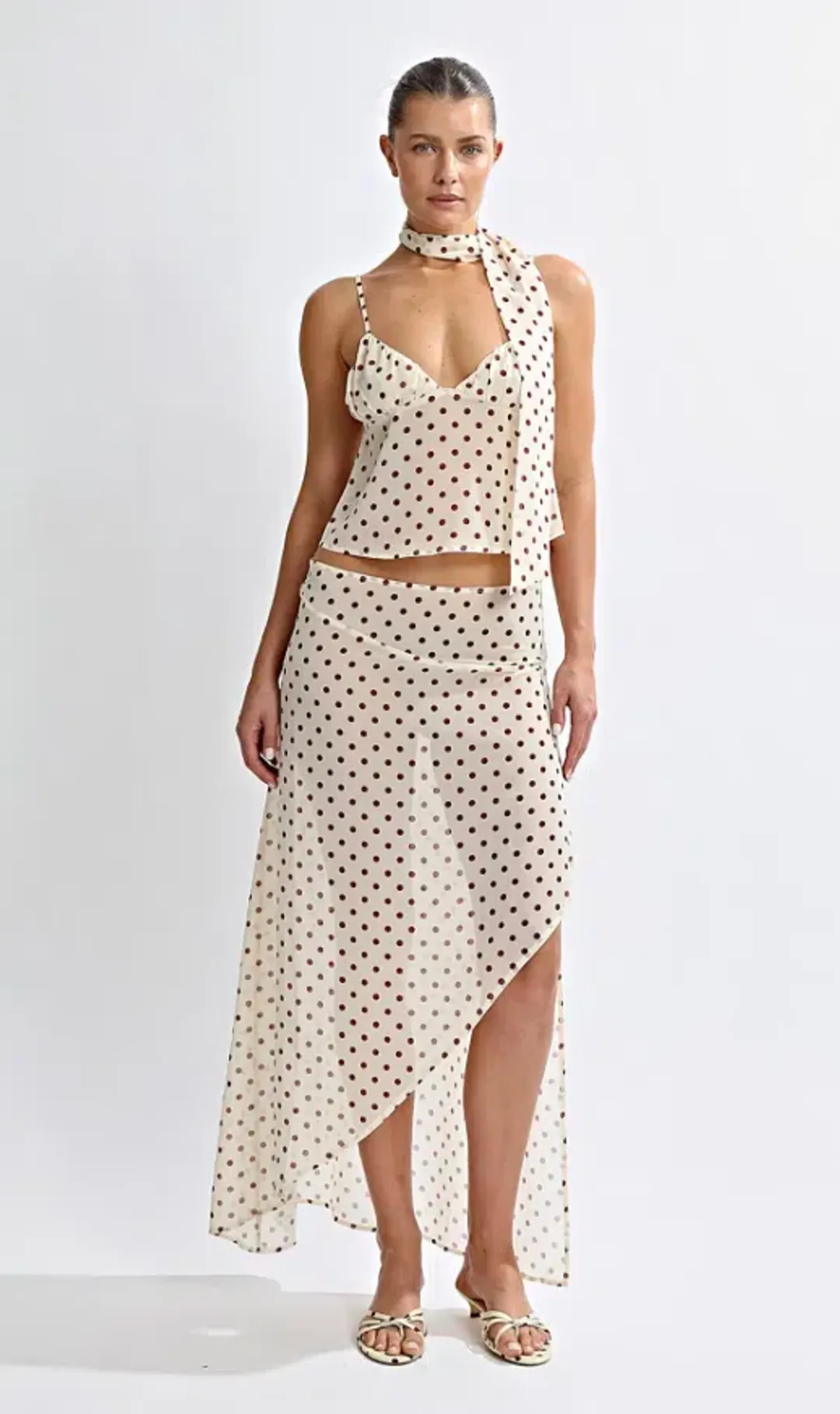 Adriana Yellow Polka Set - One Mile for rent on The Volte - main image