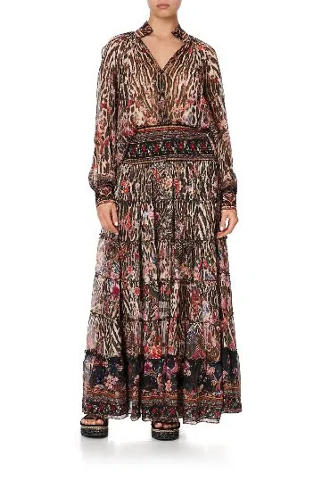 Live A Little Shawl and Skirt Set for rent on The Volte - main image