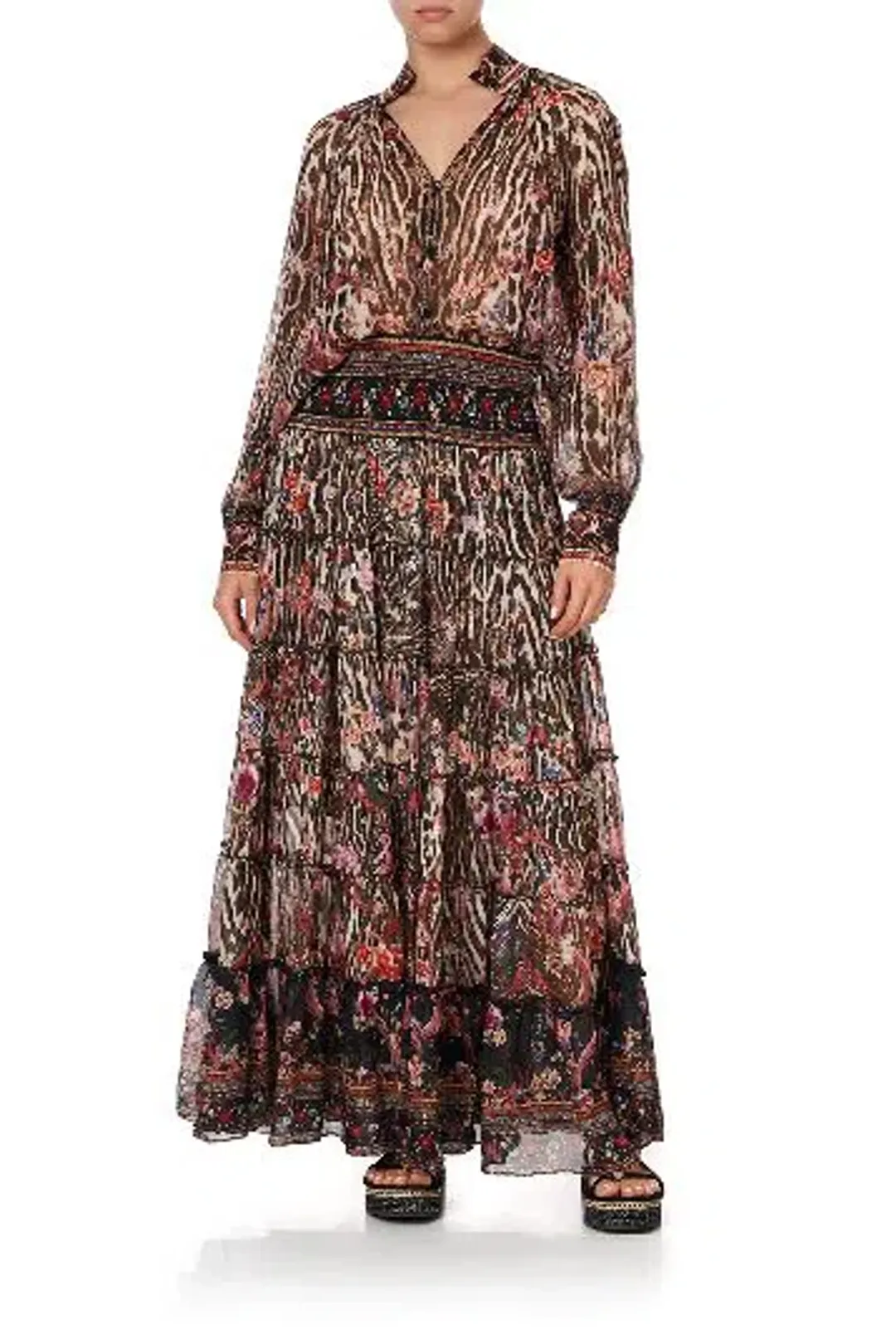 Live A Little Shawl and Skirt Set for rent on The Volte - main image