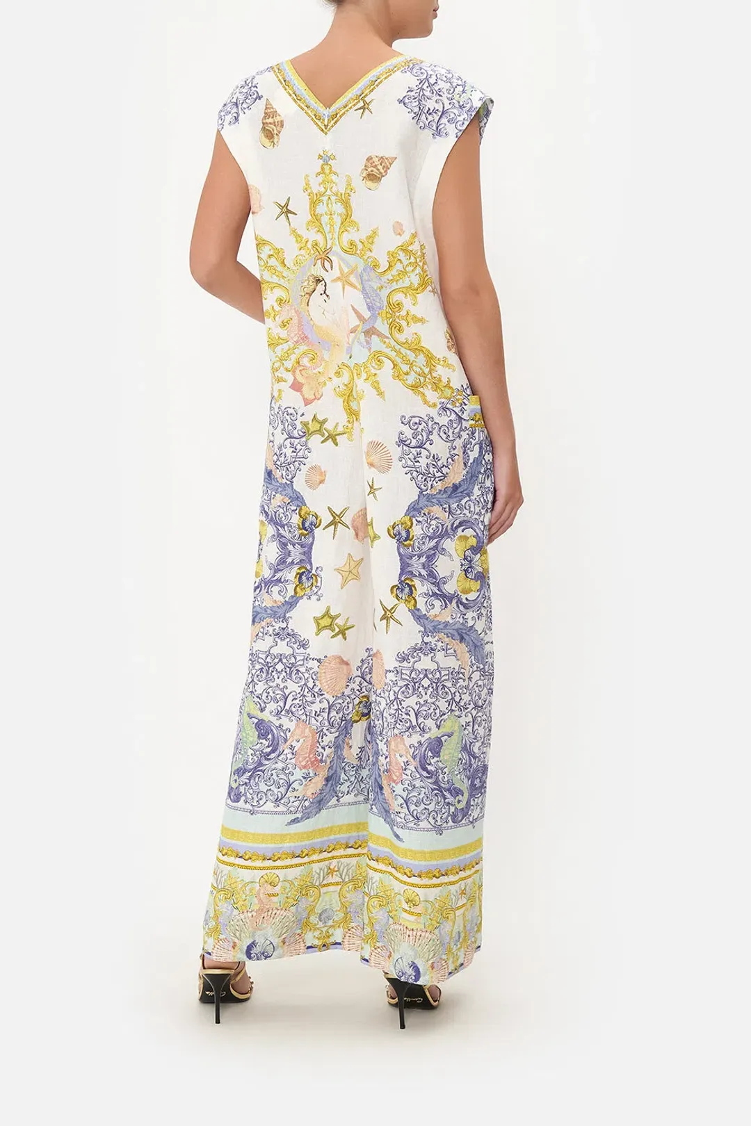 V Neck Jumpsuit Star Of The Sea for rent on The Volte - main image