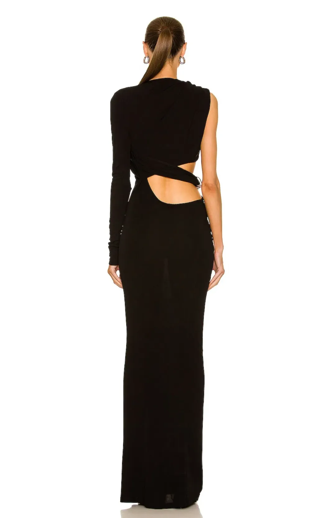 Coiled twisted torso dress for rent on The Volte - main image