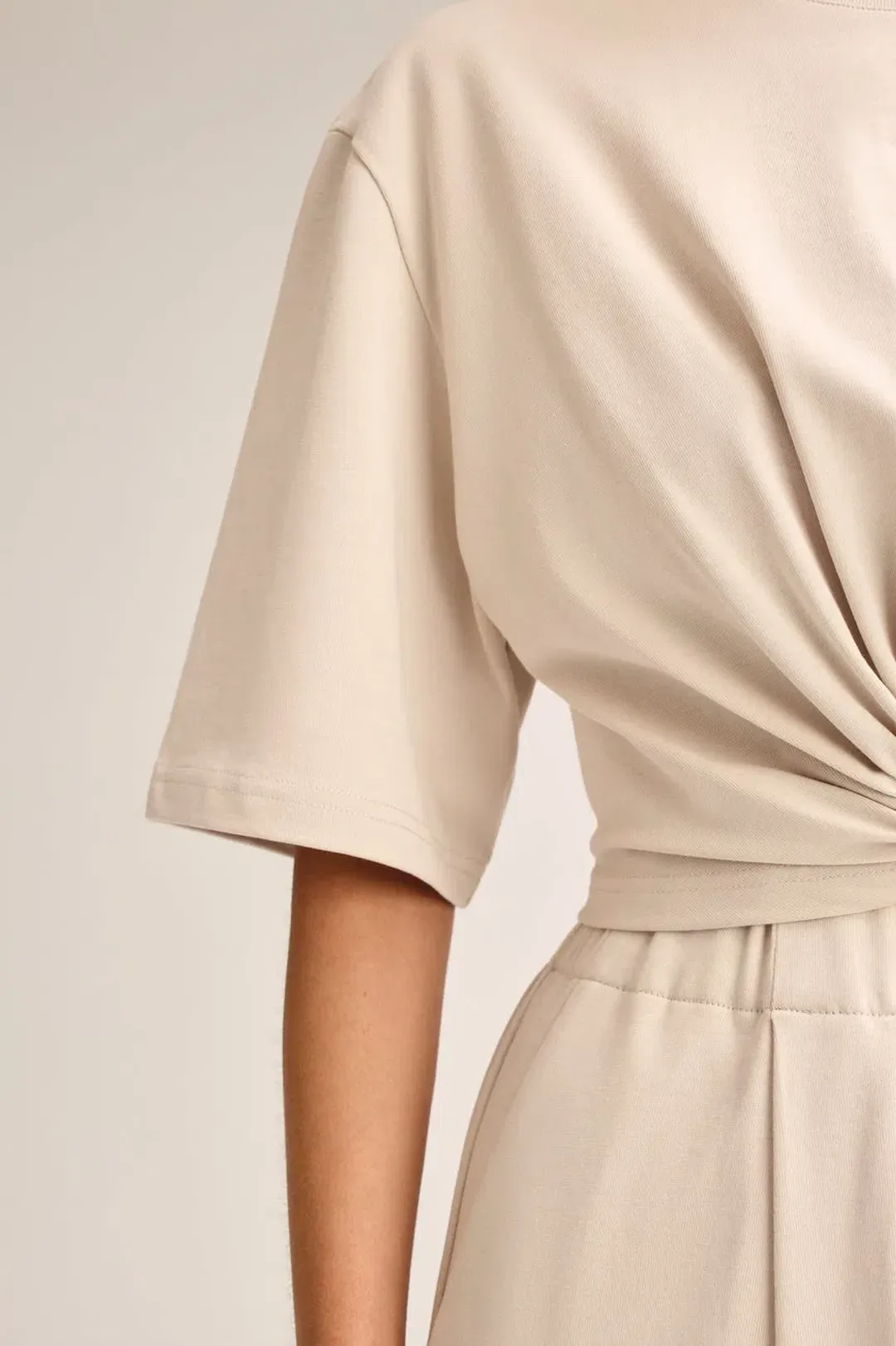 Sweat Soft Turban Set Stone for rent on The Volte - main image