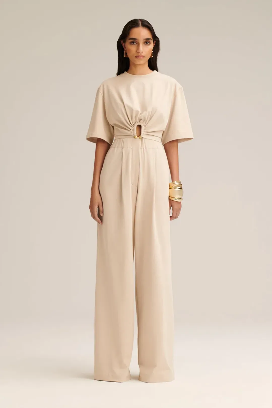 Sweat Soft Turban Set Stone for rent on The Volte - main image