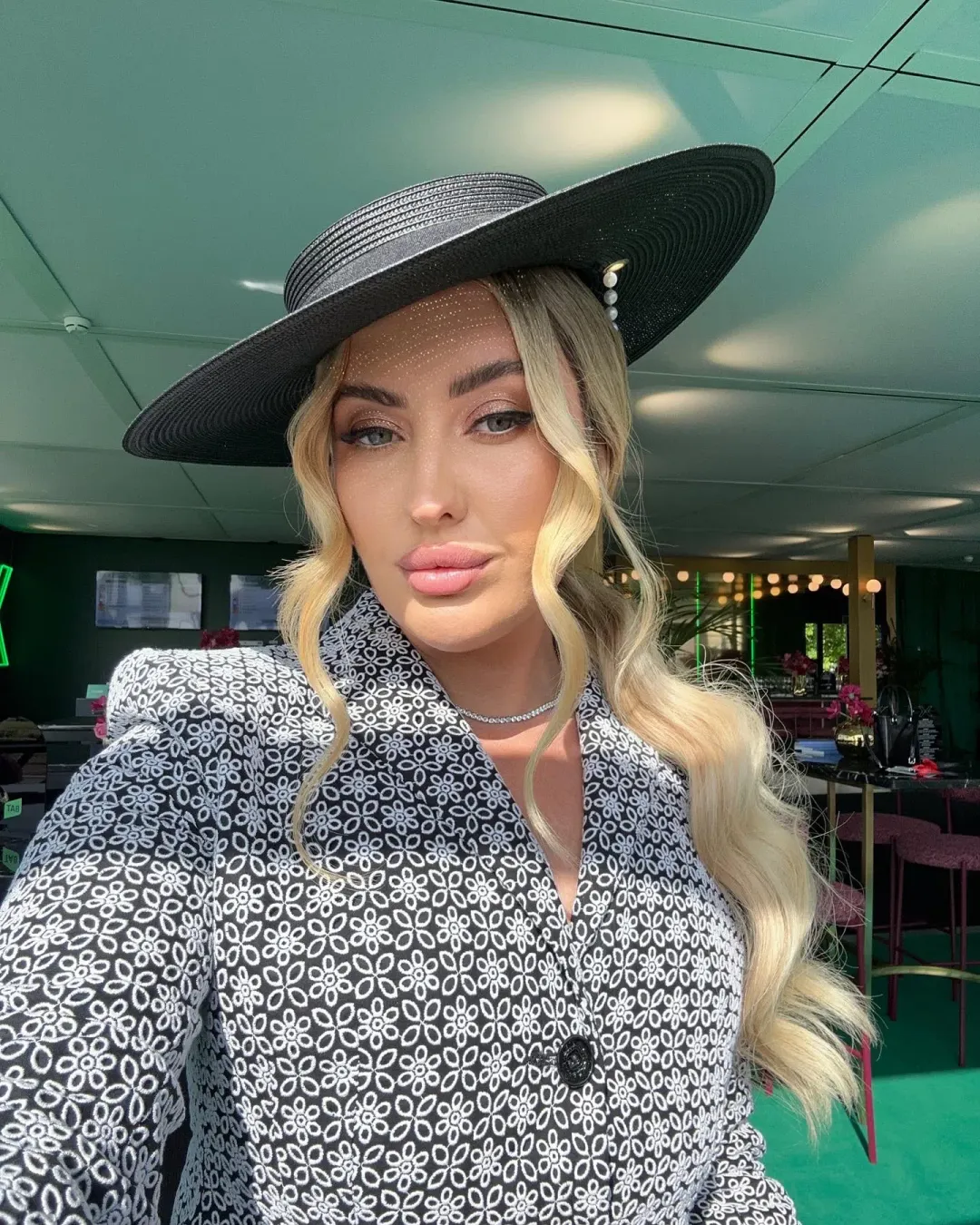 Embroided Floral Chanel Set for rent on The Volte - main image