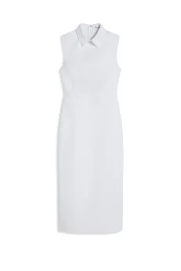Scuba Pencil Dress - White for rent on The Volte - image 3
