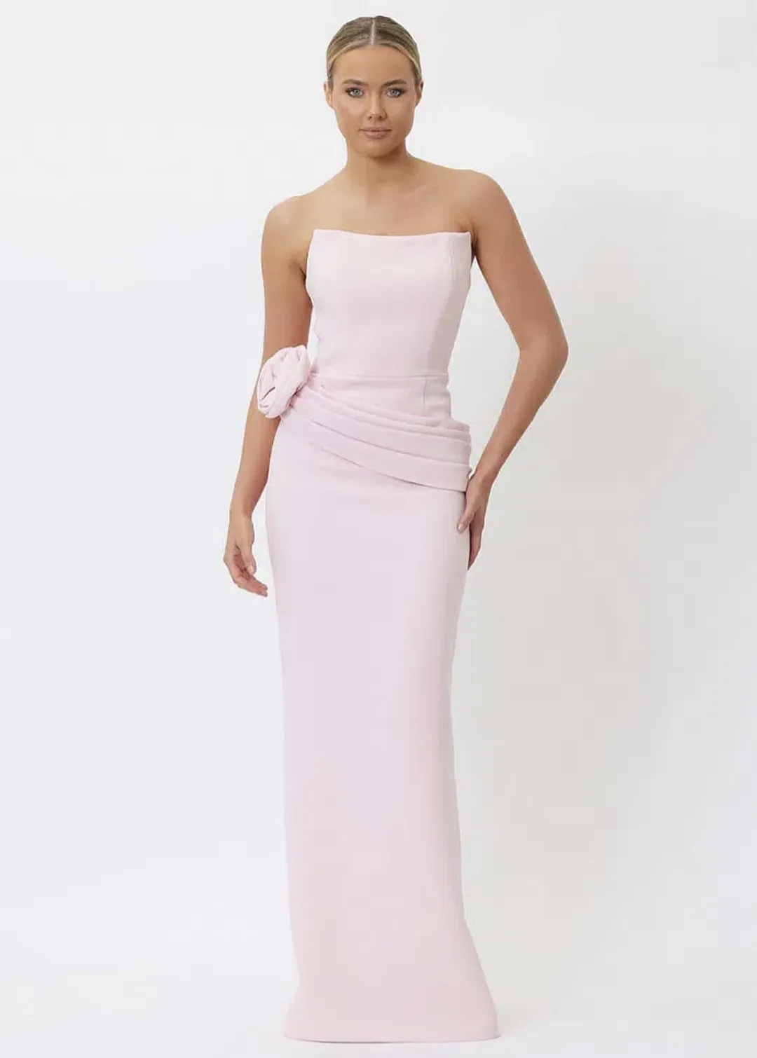 Bianca & Bridgett Illiyana Maxi Dress Light Pink - 8 for rent on The Volte - main image