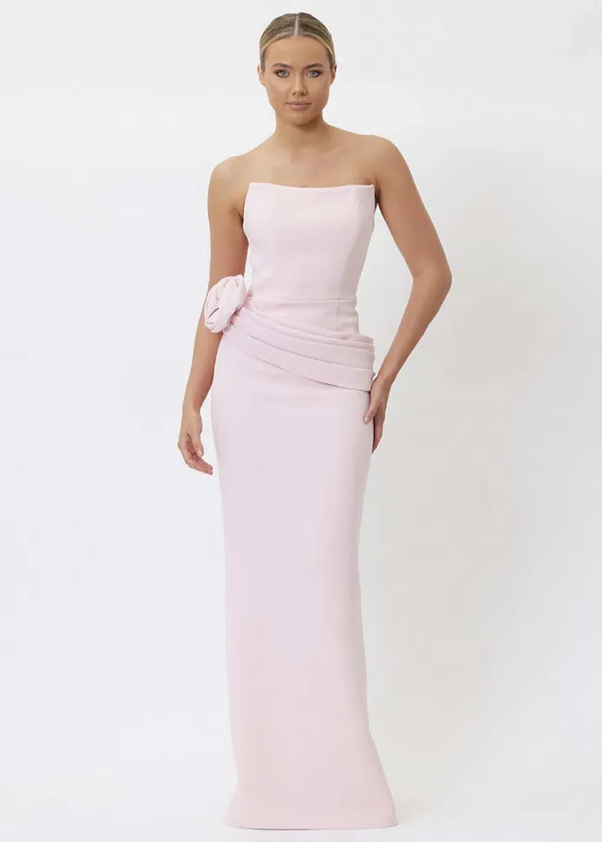 Bianca & Bridgett Illiyana Maxi Dress Light Pink - 8 for rent on The Volte - main image
