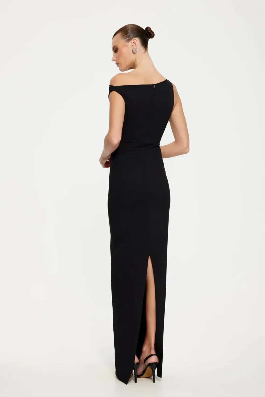 Effie Kats Inaya gown black XL 14 for rent on The Volte - main image