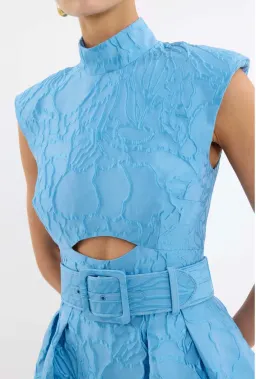 Rebecca Vallance Aegir Midi Dress; size 12 for rent on The Volte - image 5