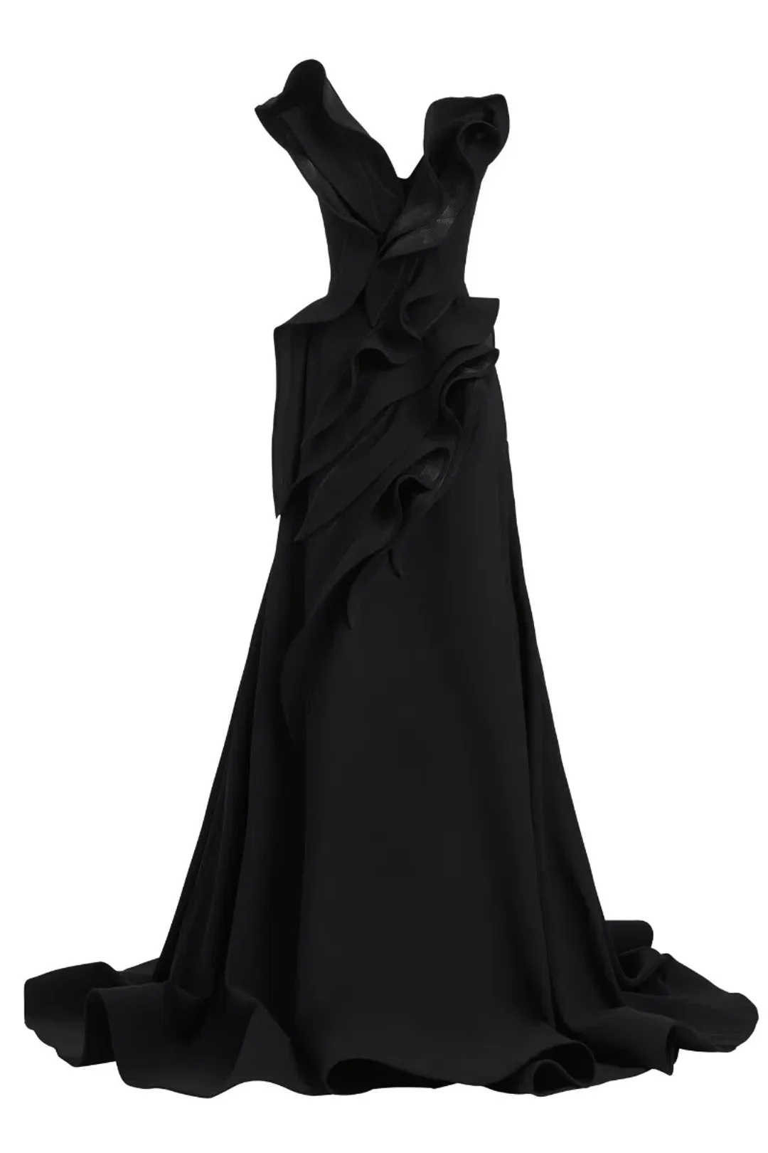 Iron Works Gown Black Luminous for rent on The Volte - main image