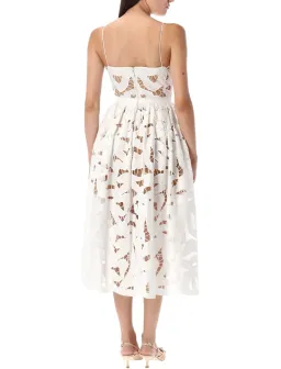 Self Portrait Bow Embroidered Midi Dress for rent on The Volte - image 3